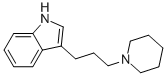 3-[3-(1-PIPERIDINYL)PROPYL]INDOLE 结构式