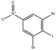 3,5-二溴-4-碘硝基苯 结构式