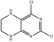 2,4-二氯-5,6,7,8-四氢蝶啶 结构式