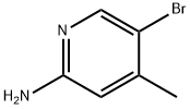 2-氨基-5-溴-4-甲基吡啶 结构式