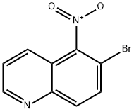 6-溴-5-硝基喹啉 结构式