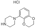 1-(2,3-二氢苯并[B][1,4]二氧杂芑-5-基)哌嗪 结构式