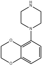 1-(2,3-二氢-1,4-苯并二烷-5-基)哌嗪盐酸盐 结构式