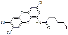 1-N-5-iodovaleramido-3,7,8-trichlorodibenzo-4-dioxin 结构式