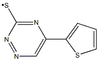 5-(噻吩-2-基)-1,2,4-三嗪-3-硫醇 结构式