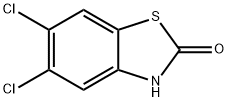 5,6-二氯-2(3H)-苯并噻唑酮 结构式