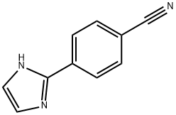 4-(咪唑-2-基)苯腈 结构式