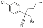 1-溴-2-氰基-2-(4-氯苯基)己烷 结构式