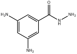 3,5-二氨基苯酰肼 结构式