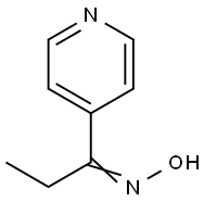 1-Propanone,1-(4-pyridinyl)-,oxime(9CI) 结构式