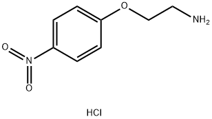 4-(2-氨基乙氧基)-1-硝基苯盐酸盐 结构式