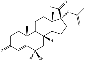 6-亚甲基孕酮 结构式