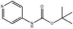 4-(叔丁氧羰基氨基)吡啶 结构式