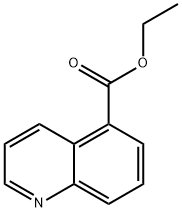 喹啉-5-甲酸乙酯 结构式