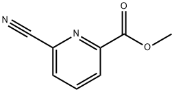 6-氰基吡啶-2-羧酸甲酯 结构式