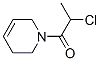 Pyridine, 1-(2-chloro-1-oxopropyl)-1,2,3,6-tetrahydro- (9CI) 结构式