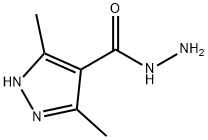 3,5-二甲基-1H-吡唑-4-卡巴肼 结构式