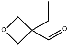 3-乙基噁丁环烷-3-甲醛 结构式