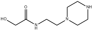 Acetamide, 2-hydroxy-N-[2-(1-piperazinyl)ethyl]- (9CI) 结构式