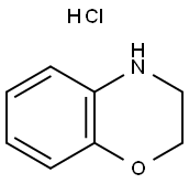 3,4-二氢-2H-苯并[B][1,4]噁嗪盐酸盐 结构式