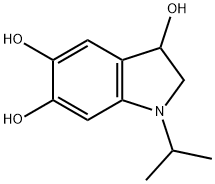 1H-Indole-3,5,6-triol, 2,3-dihydro-1-(1-methylethyl)- (9CI) 结构式