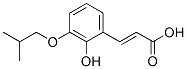 3-[2-hydroxy(2-methylpropoxy)phenyl]acrylic acid 结构式