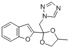 1-[(2-benzofuran-2-yl-1,3-dioxan-2-yl)methyl]-1,2,4-triazole 结构式