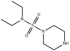 N,N-二乙基哌嗪-1-磺酰胺 结构式