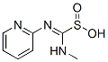 Methanesulfinic acid, (methylamino)(2-pyridinylimino)- (9CI) 结构式