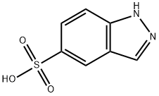 1氢-吲唑-5-磺酸 结构式