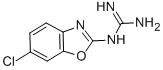 (6-CHLOROBENZO[D]OXAZOL-2-YL)GUANIDINE 结构式