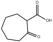 2-OXO-CYCLOHEPTANECARBOXYLIC ACID 结构式