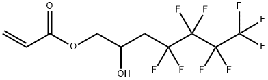 4,4,5,5,6,6,7,7,7-九氟-2-羟基丙烯酸庚酯 结构式