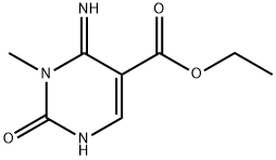 ethyl 6-iMino-1-Methyl-2-oxo-1,2,3,6-tetrahydropyriMidine-5-carboxylate 结构式