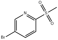 5-BROMO-2-(METHYLSULFONYL)PYRIDINE 结构式