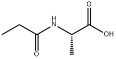 Alanine, N-(1-oxopropyl)- (9CI) 结构式