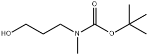3-羟基丙基甲基氨基甲酸叔丁酯 结构式