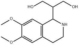 2-(6,7-DIMETHOXY-1,2,3,4-TETRAHYDRO-ISOQUINOLIN-1-YL)-PROPANE-1,3-DIOL 结构式