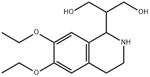 2-(6,7-DIETHOXY-1,2,3,4-TETRAHYDRO-ISOQUINOLIN-1-YL)-PROPANE-1,3-DIOL 结构式