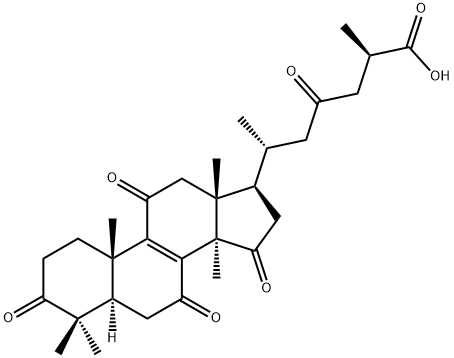 灵芝酸F 结构式