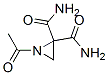 2,2-Aziridinedicarboxamide, 1-acetyl- (9CI) 结构式