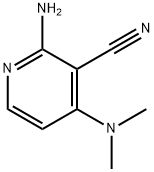 2-氨基-4-(二甲基氨基)氰吡啶 结构式