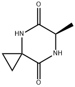 4,7-Diazaspiro[2.5]octane-5,8-dione,6-methyl-,(R)-(9CI) 结构式