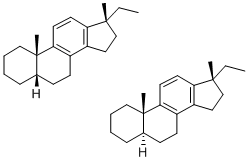 C21 RING-C MONOAROMATIC STERANE (5ALPHA(H),10BETA(CH3)/5BETA(H),10BETA(CH3)) 结构式