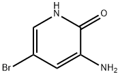 3-氨基-2-羟基-5-溴吡啶 结构式