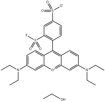 磺酰罗丹明B2-酸氯化物荧光用97+% 结构式