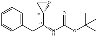 赤式-N-BOC-D-3-溴苯环氧化物 结构式
