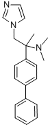 alpha-((1,1'-Biphenyl)-4-yl)-N,N,alpha-trimethyl-1H-imidazole-1-ethanamine 结构式