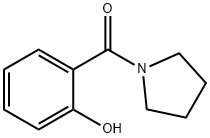 N-(2-羟基苯甲酰基)吡咯烷 结构式