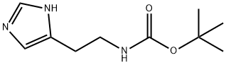 (2-(1H-咪唑-5-基)乙基)氨基甲酸叔丁酯 结构式